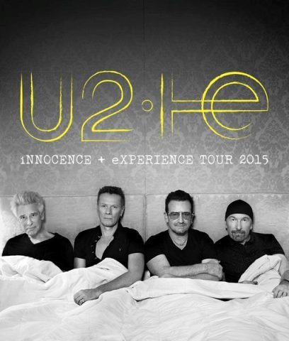 affiche U2 2015 4 membres