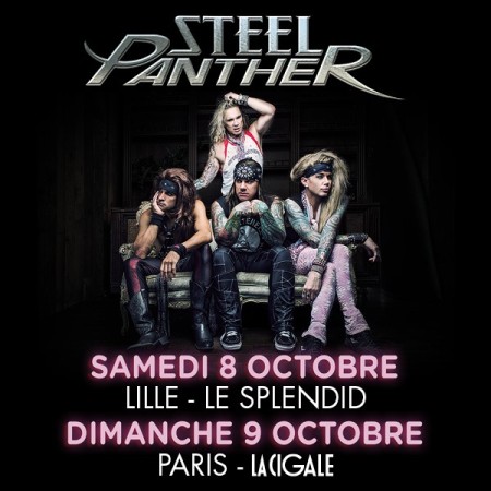 affiche STEEL PANTHER 2016